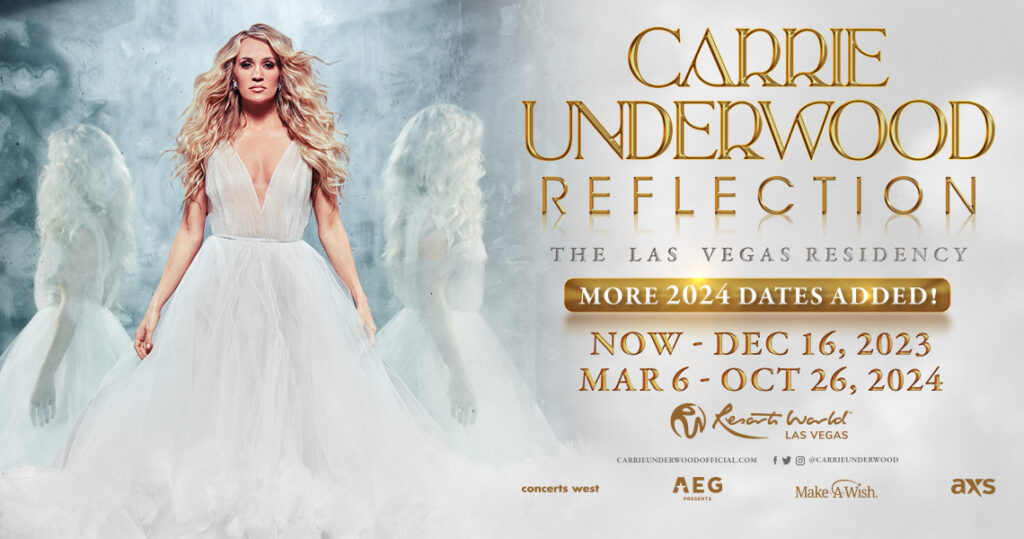 Carrie Announces Additional Extension Of “REFLECTION The Las Vegas